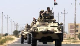 (أرشيفية) جانب من انتشار الجيش بسيناء