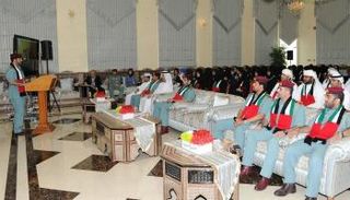 الراشدي متحدثا في الحفل