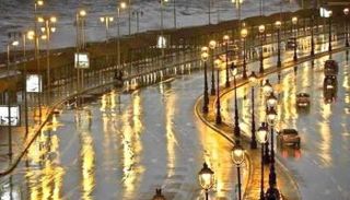 الأمطار تهطل على البلاد