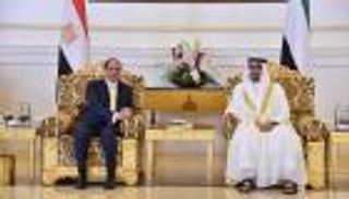 بالصور.. محمد بن زايد للسيسي: موقفنا ثابت من مساندة مصر