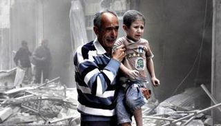 آثار الدمار في حلب