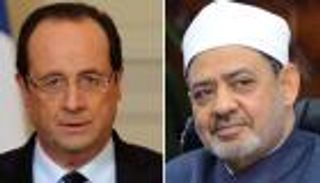 هولاند لشيخ الأزهر: نتطلع لتعاونكم لحماية التراث الثقافي