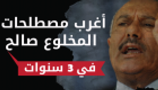 إنفوجراف.. أغرب مصطلحات المخلوع صالح في 3 سنوات