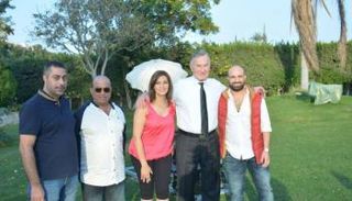 بعض نجوم المسلسل