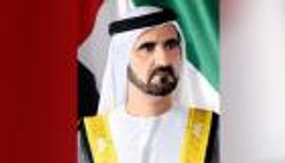 محمد بن راشد يستقبل رئيسة وزراء المملكة المتحدة في المنامة