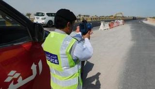 أحد رجال شرطة أبوظبي