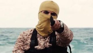 جانب من عملية إعدام داعش للمصريين