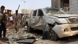 سيارة مفخخة استخدمت في التفجير