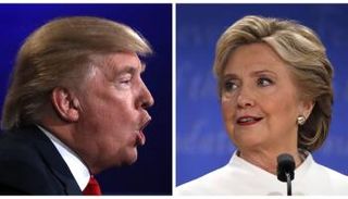 هيلاري وترامب قسما المجتمع الأمريكي