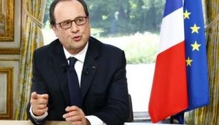 الرئيس الفرنسي فرنسوا هولاند 