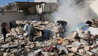 حلب تحت القصف