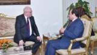 السيسي يستقبل رئيس الكتلة البرلمانية للائتلاف الحاكم في ألمانيا