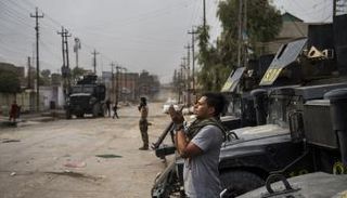 الجيش العراقي خلال معركة الموصل