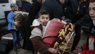 عملية إجلاء المدنيين بحلب