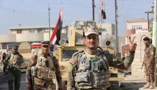 جنود عراقيون في شوارع الموصل