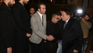صور عزاء الفنان المصري أحمد راتب