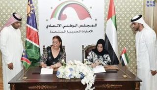 أمل القبيسي تبحث تعزيز التعاون مع رئيستي برلماني سورينام ونامبيا