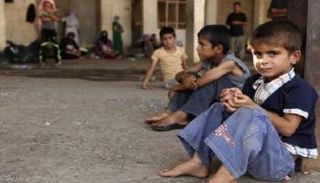 أطفال في معركة الموصل