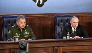 فلاديمير بوتين وسيرجي شويجو