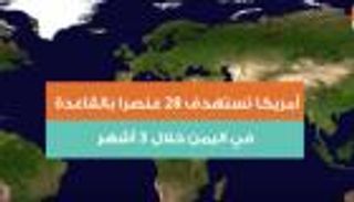 أمريكا تستهدف 28 عنصرا بالقاعدة في اليمن خلال 3 أشهر