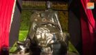 بالصور والفيديو.. تكريم فريد الأطرش بتمثال في دار الأوبرا