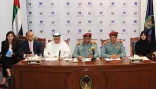 المتحدثون في المؤتمر الصحفي لإطلاق المبادرة