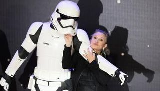 كاري فيشر في فيلم حرب النجوم