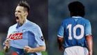 هامسيك يحطم رقم مارادونا مع نابولي