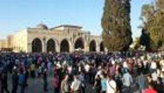 85 ألف مصل يصلون "الأضحى" في الأقصى