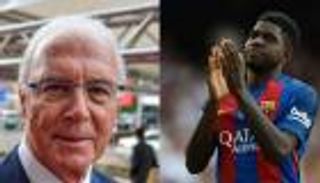 أبيدال يشبه مدافع برشلونة الجديد بـ"بيكنباور"