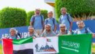 بالصور.. "هايكنج الإمارات" يشارك في احتفالات اليوم الوطني السعودي