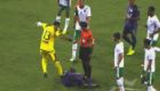 الإمارات يوقف حارس واقعة الضرب لأجل غير مسمى