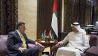 محمد بن زايد يستقبل فايز السراج