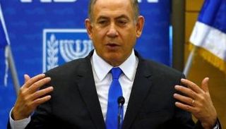 نتنياهو خلال اجتماع لحزب الليكود في الكنيست بالقدس يوم الإثنين