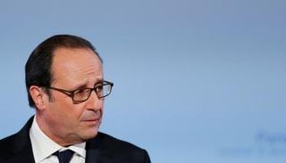 الرئيس الفرنسي فرنسوا هولاند