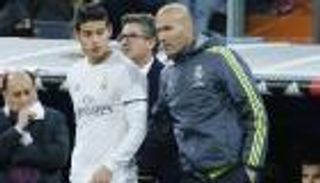 زيدان يعد رودريجيز بمزيد من الدقائق