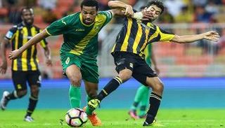 من مباراة الاتحاد والخليج