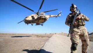 سقوط طائرة عسكرية عراقية