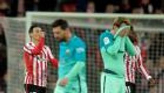 بيلباو "المنقوص" يفاجئ برشلونة في الكأس