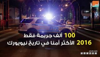 2016 الأكثر أمنا في تاريخ نيويورك