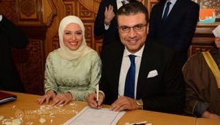 جانب من عقد القران