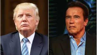 دونالد ترامب وأرنولد شوارزنيجر