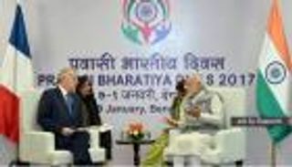 رئيس الوزراء الهندي يلتقي وزير الخارجية الفرنسي