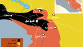 بوابة "العين" تنشر الخريطة الجديدة لانتشار القوات العراقية بالموصل