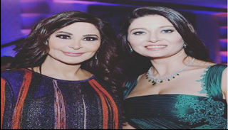إليسا مع الممثلة التركية 