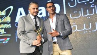 أحمد عليوة مع الفنان محمد رمضان