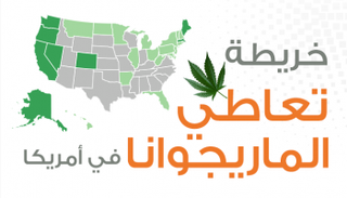 خريطة تعاطي الماريجوانا في أمريكا