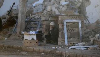 جانب من الدمار بحلب