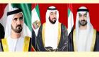 رئيس الإمارات ونائبه ومحمد بن زايد يتلقون برقيات تعزية في شهداء العمل الإنساني