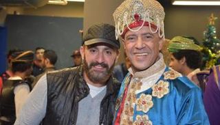 أحمد السقا مع النجم أشرف عبد الباقي